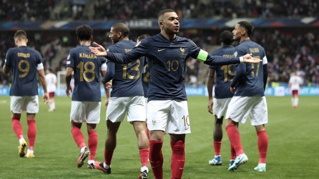 França faz 14 a 0 no Gibraltar; Holanda bate Irlanda e fica perto da Euro-2024