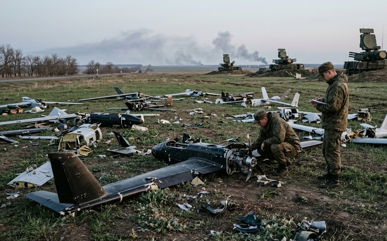 Rússia afirma ter derrubado quase 400 drones ucranianos em escalada de ataques aéreos