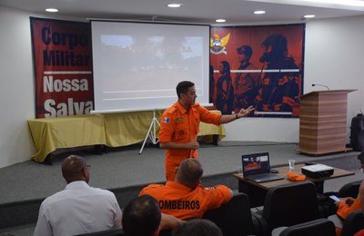 SSP e Corpo de Bombeiros realizam ciclo de palestras sobre o Plano de Defesa de Alagoas
