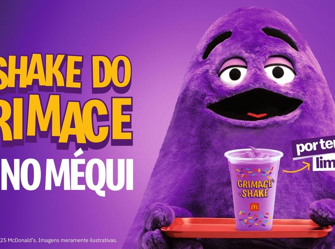 McDonald's traz Grimace de volta e novo McShake de frutas roxas