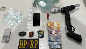 objetos de crimes / Foto: Reprodução: Foto PM