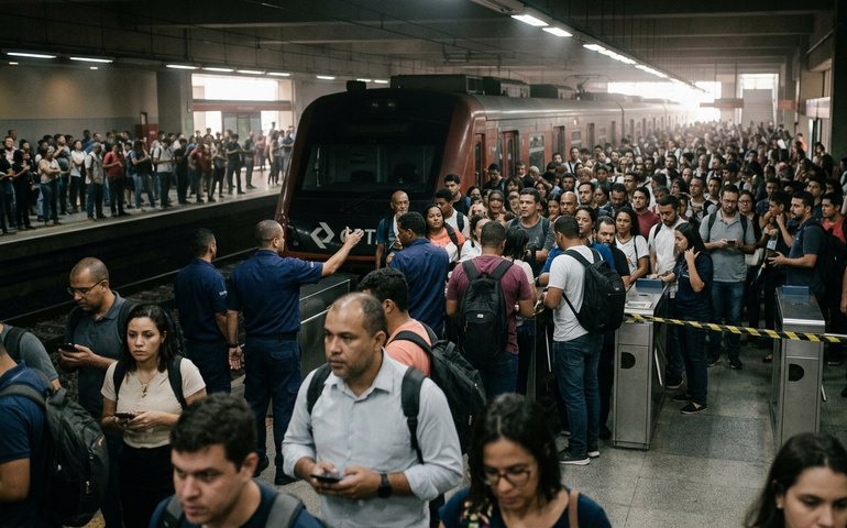 Interrupção no sistema elétrico causa tumulto e paralisa trens da CPTM em São Paulo