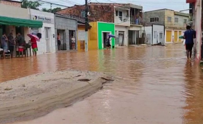 Rio causou alagamentos