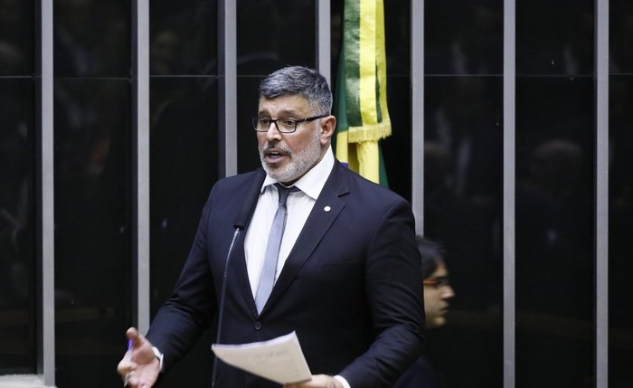 O deputado federal, Alexandre Frota (SP), durante discurso na Câmara