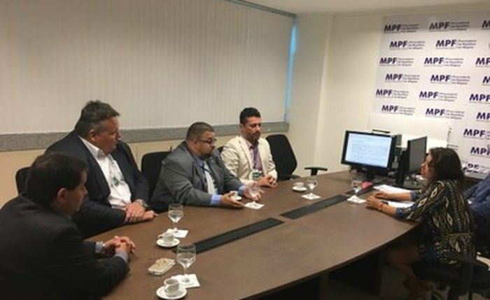 Reunião realizada na Procuradoria da República em Alagoas com a Secretaria de Segurança Pública (SSP/AL) - Foto: Assessoria