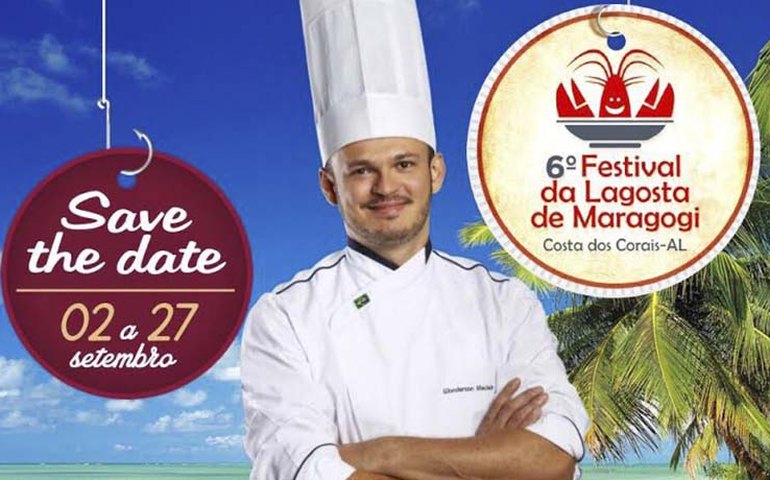 Festival da Lagosta em Maragogi terá sua 6ª edição em setembro