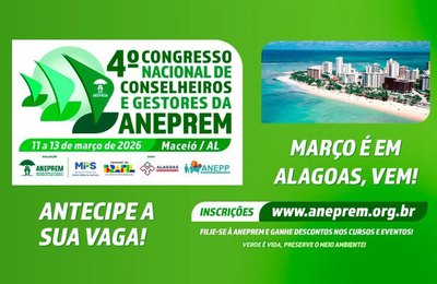 Alagoas vai sediar 4º Congresso Nacional de Conselheiros e Gestores de Previdência
