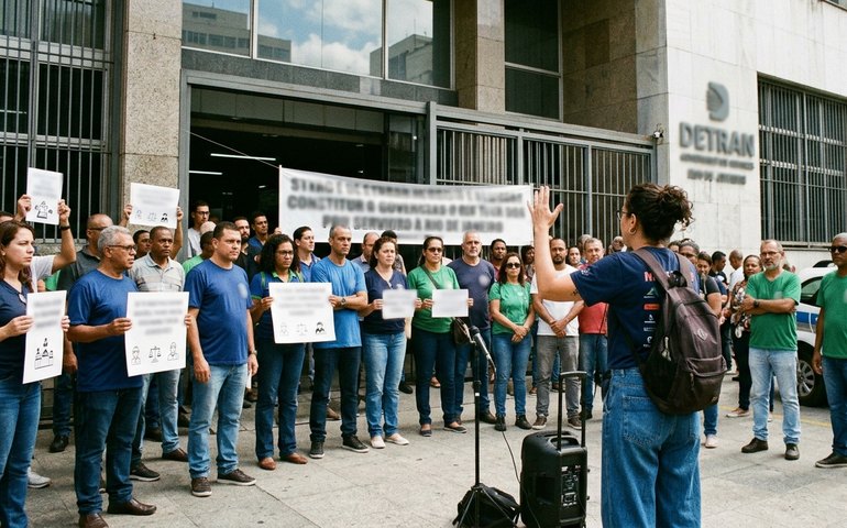 Servidores do Detran entram em greve no Rio e afetam serviços como CNH