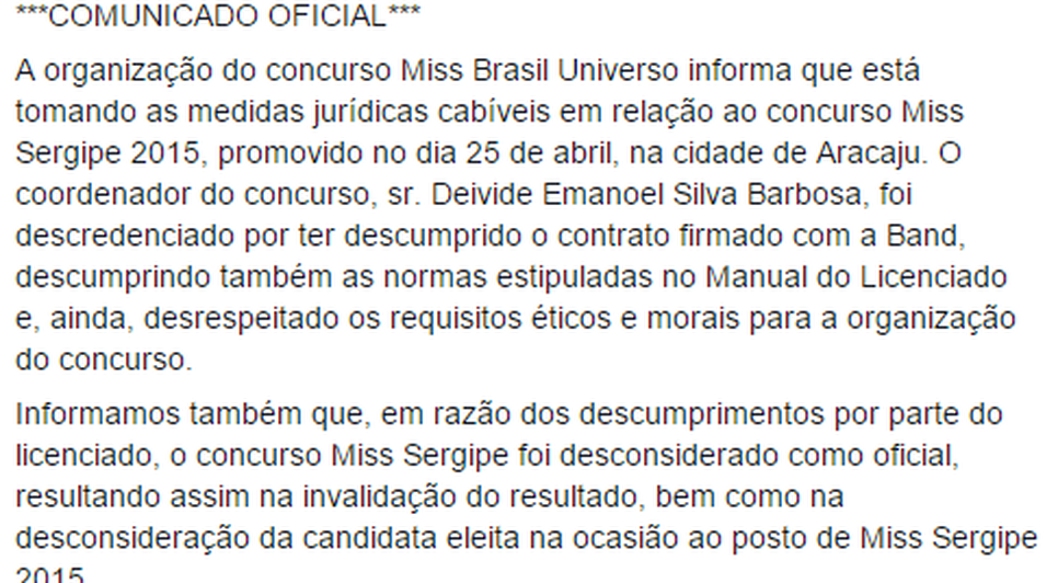 Foto: Reprodução Facebook
