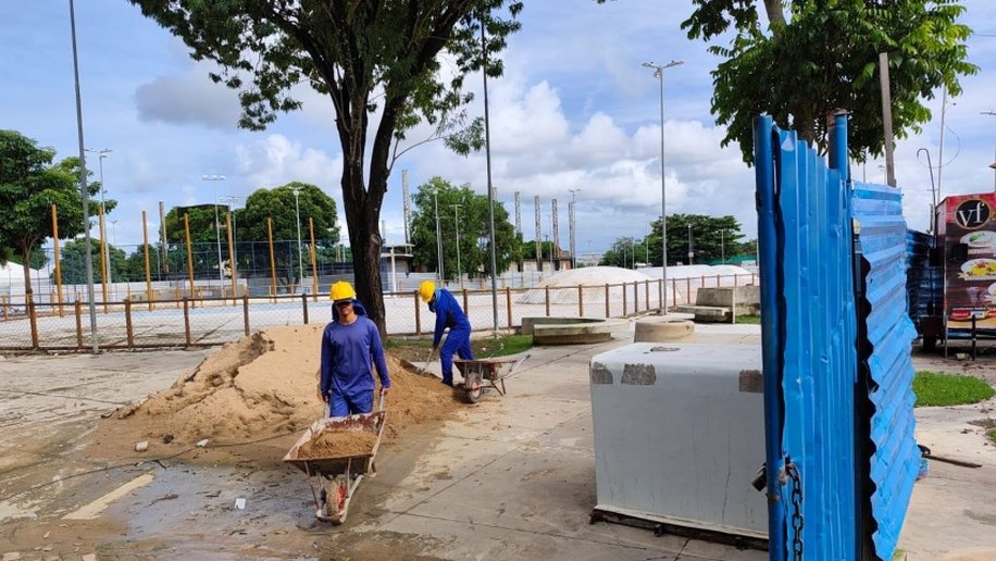 Parque da Criança, no Benedito Bentes, inicia fase de acabamento