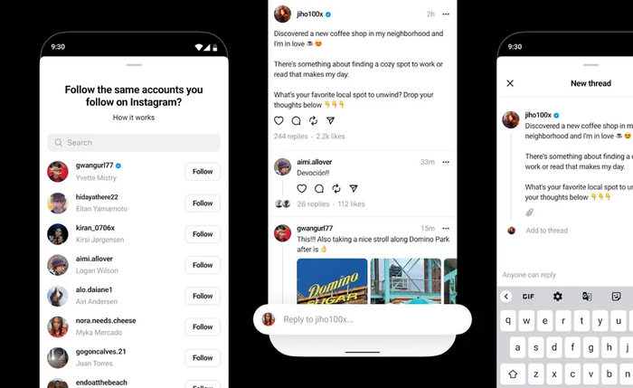 Threads, aplicativo criado pelo Instagram para rivalizar com o Twitter