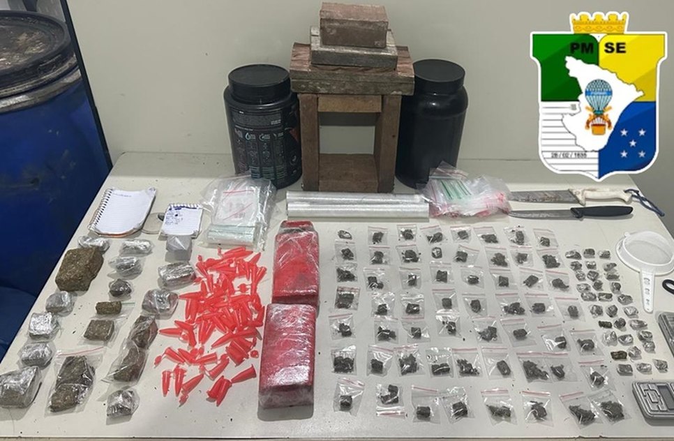 tráfico de drogas em são Cristóvão / Foto: Foto: SSP/Divulgação