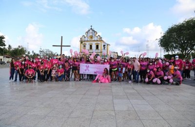  “Caminhada Rosa” encerra programação da campanha Outubro Rosa, em Marechal 