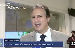 Mais de 2,3 milhões de docentes serão beneficiados com o Programa Mais Professores