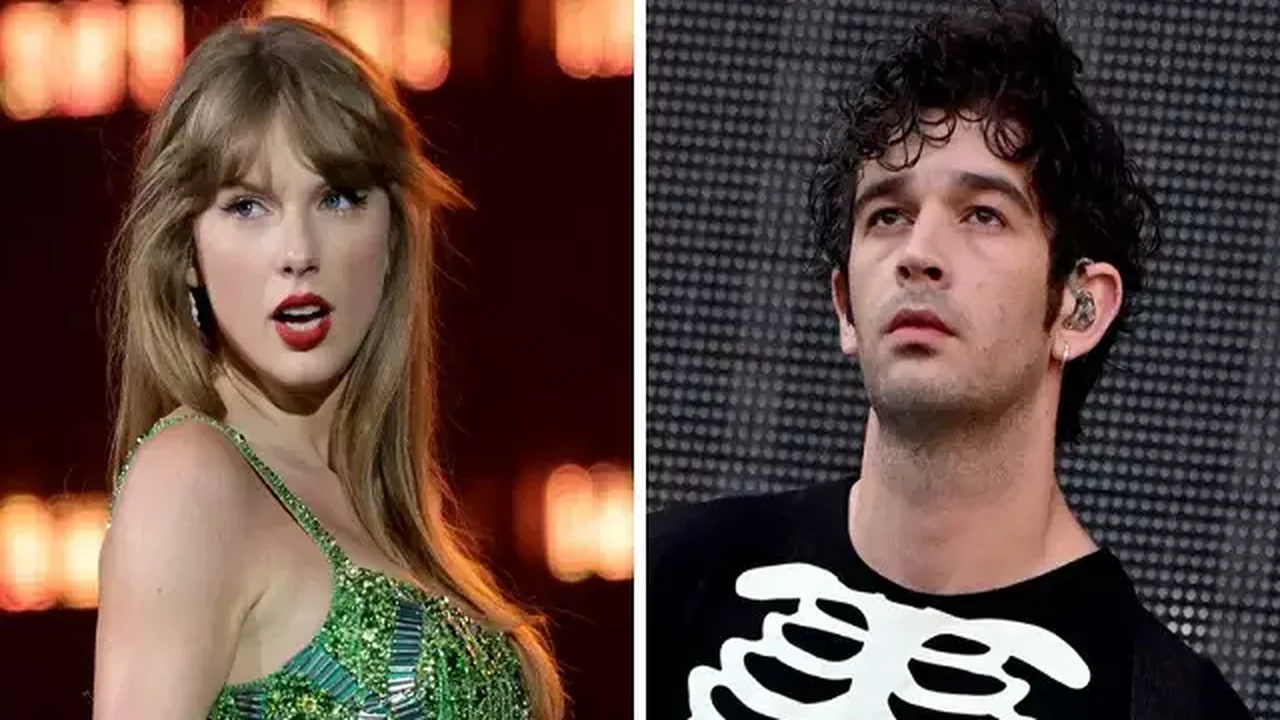 Matty Healy fala sobre término com Taylor Swift durante show