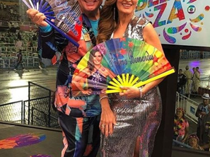 Milton Cunha e Fátima Bernardes - Camarote Globeleza