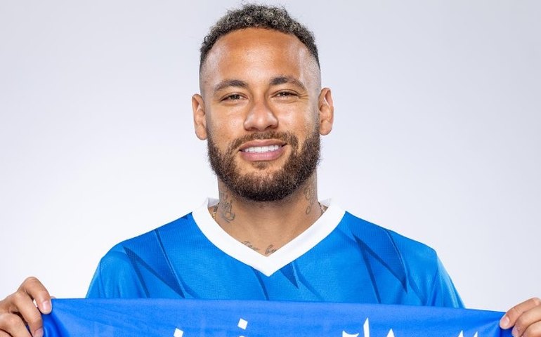 Al Hilal prepara mosaico especial no estádio para a apresentação de Neymar; veja