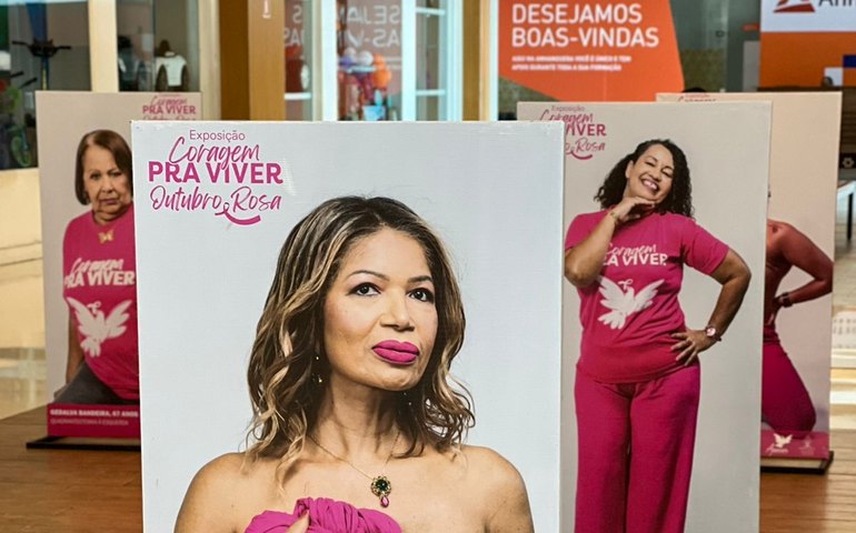 Shopping Pátio Maceió reforça os cuidados com a saúde feminina no mês da conscientização sobre o câncer de mama com exposição especial