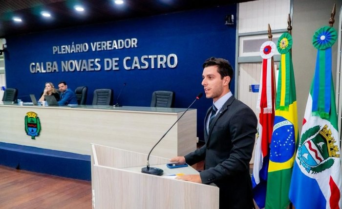 O vereador Caio Bebeto, do PL