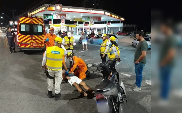 Argentino Fica Ferido em Acidente de Moto em Cruz das Almas