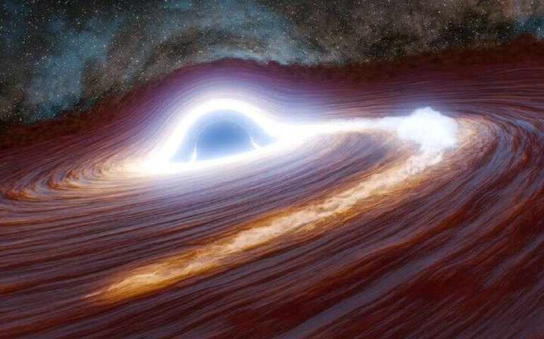 Astrônomos descobrem vento soprando de um buraco negro no centro da Via Láctea (FOTOS)