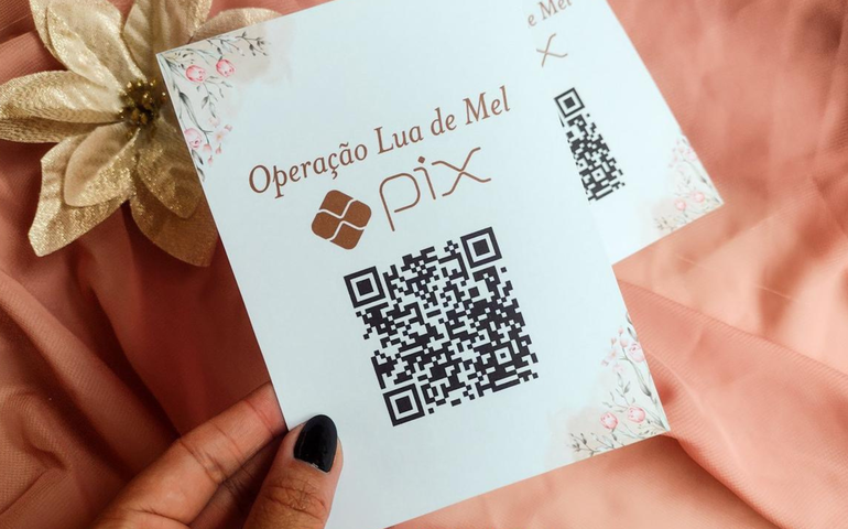 Casais aderem ao PIX como presente de casamento