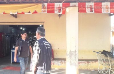 Vigilância Sanitária encontra diversas irregularidades em mercado da zona rural de Palmeira