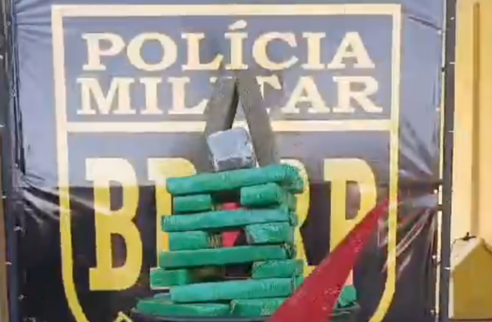 20kg de drogas / Foto: Reprodução: Foto SSP