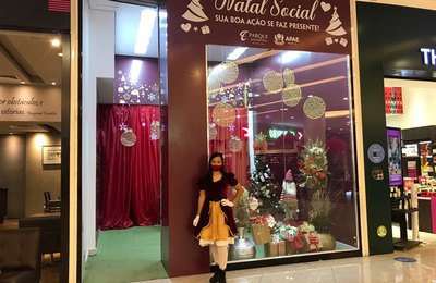 Parque Shopping lança campanha “Padrinhos de Natal” em parceria com a APAE 