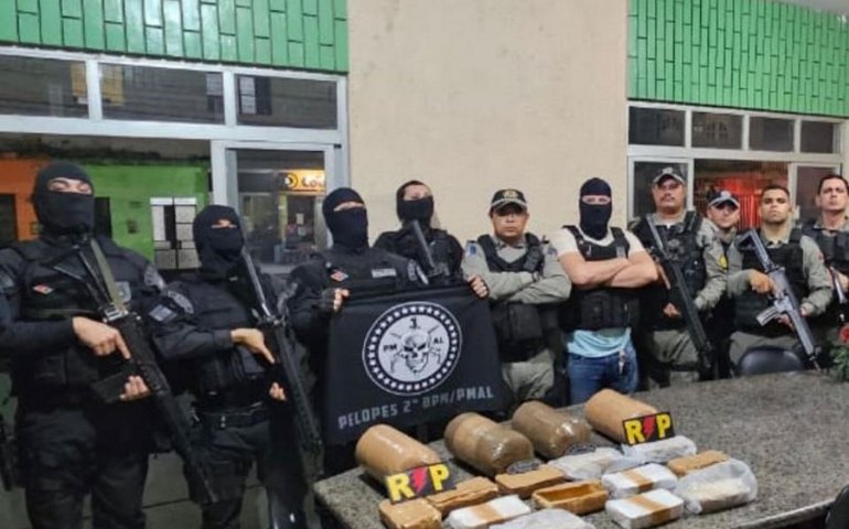Segurança Pública apreende mais de 40 quilos de cocaína na AL-205