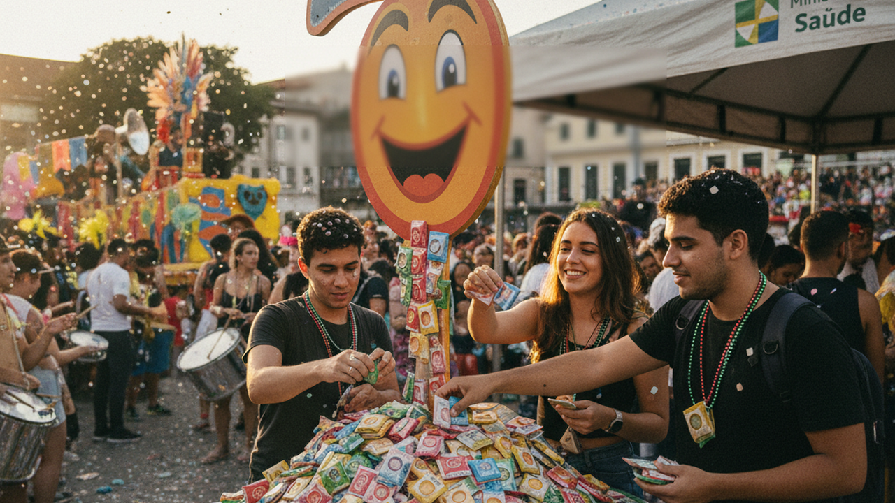 Carnaval: Ministério da Saúde reforça uso de camisinha durante a folia na prevenção de doenças