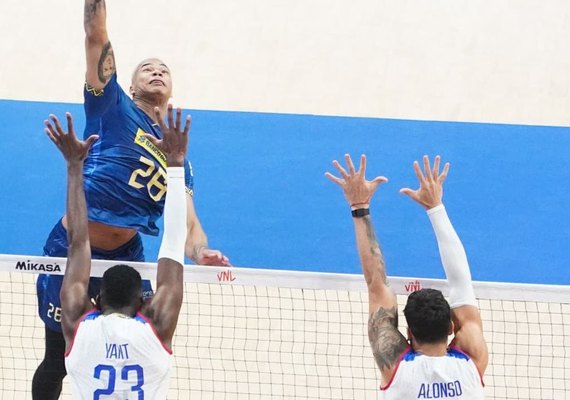 Brasil luta muito, mas é derrotado por Cuba na Liga das Nações