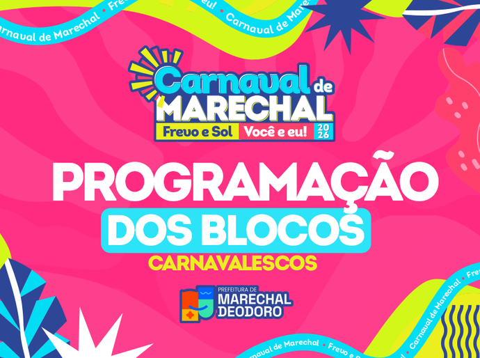 ‘Frevo e Sol 2026’: confira a programação dos blocos carnavalescos de Marechal