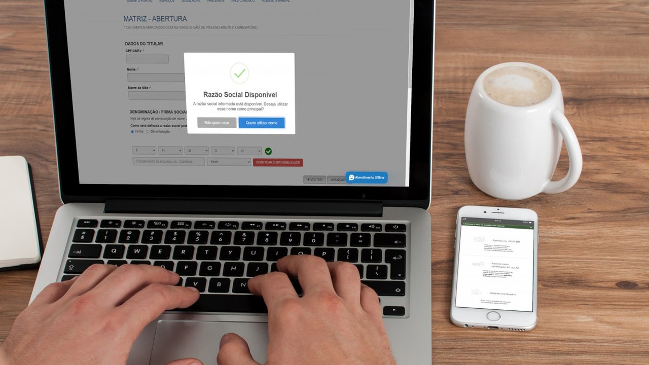Consulta de nome empresarial automática e assinatura avançada são novidades no Portal Facilita Alagoas