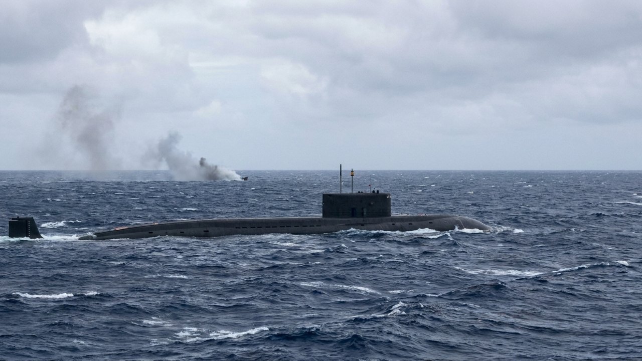 Submarino russo Generalissimus Suvorov confirma sua prontidão para combate
