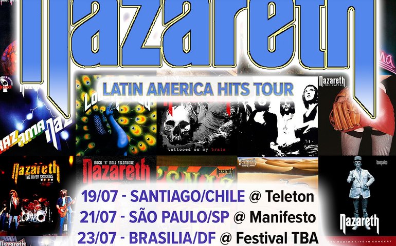 Nazareth celebra 55 anos de carreira com turnê de clássicos no Brasil em julho de 2026