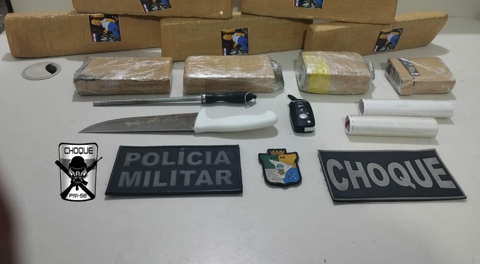 Motorista é preso com mais de sete quilos de maconha em Aracaju