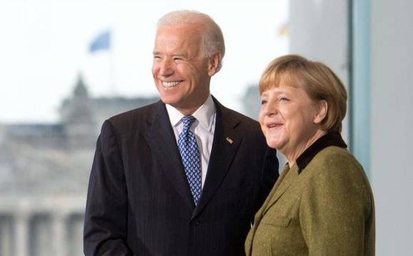 Após reunião na Casa Branca, Biden e Merkel dizem que China ameaça democracia