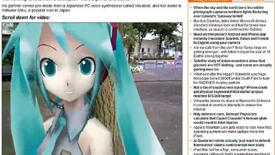 Nerd cria namorada virtual, mas não 'pega' nem no videogame