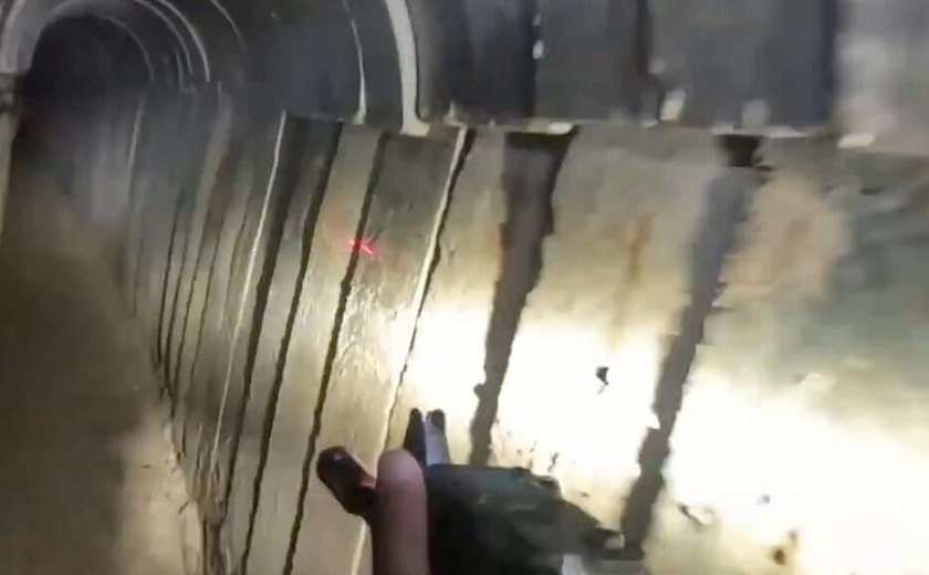 Israel diz ter destruído túnel subterrâneo de 2,5 km usado pelo Hamas para transitar entre o norte e o sul de Gaza; vídeo