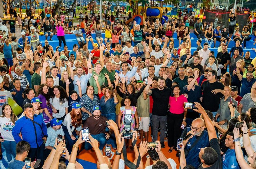 JHC inaugura Parque Osman Loureiro e promove transformação social no Clima Bom