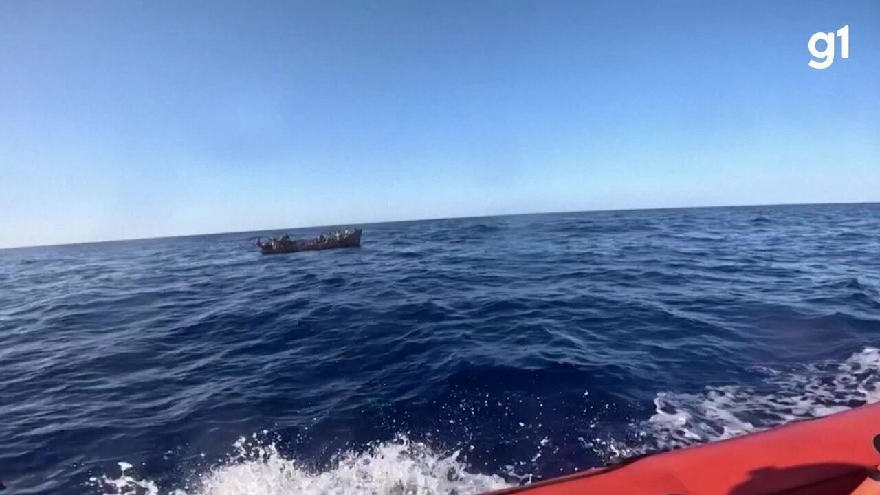 Quatro imigrantes são resgatados no Mediterrâneo; 41 podem ter morrido