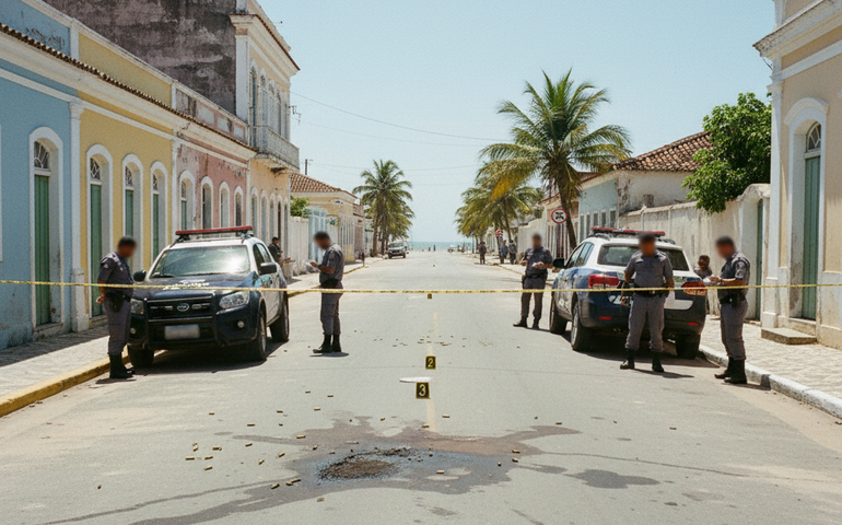 Execução no Litoral Norte: jovem de 25 anos é assassinado a tiros no meio da rua em Porto de Pedras