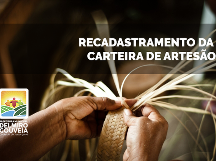 Secretaria de Turismo convoca artesãos delmirenses para recadastramento