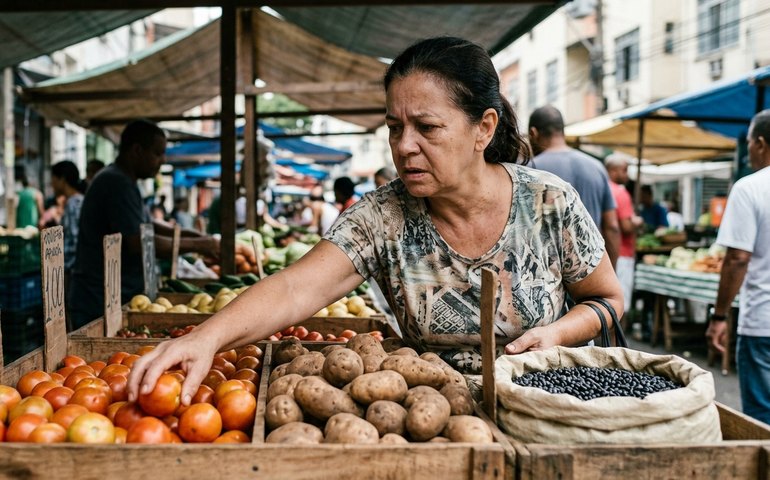 Alta da cesta de alimentos no Rio de Janeiro em março foi puxada por tomate, batata e feijão. Entenda