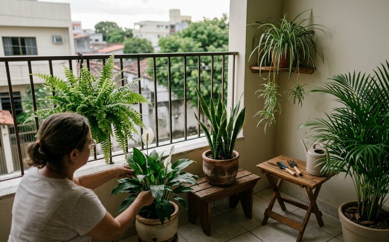 Varanda verde ajuda a melhorar a qualidade do ar em casa: conheça 5 plantas ideais