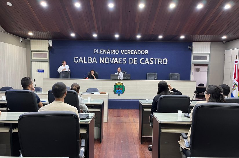 Servidores participam de sessão simulada e experienciam vivência das técnicas do Poder Legislativo