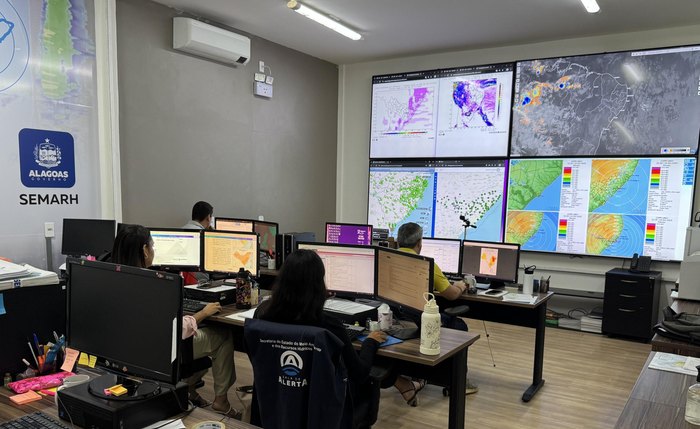 Monitoramento meteorológico indica acumulados significativos no Litoral, Zona da Mata e Baixo São Francisco