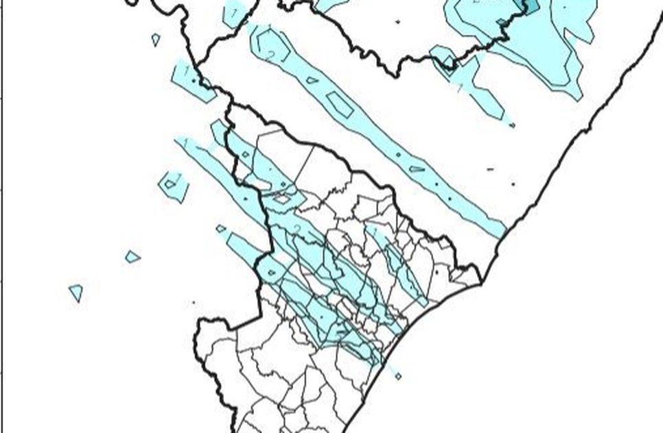chuva em sergipe