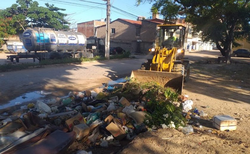 Descarte irregular de resíduos é origem para diversos problemas na cidade